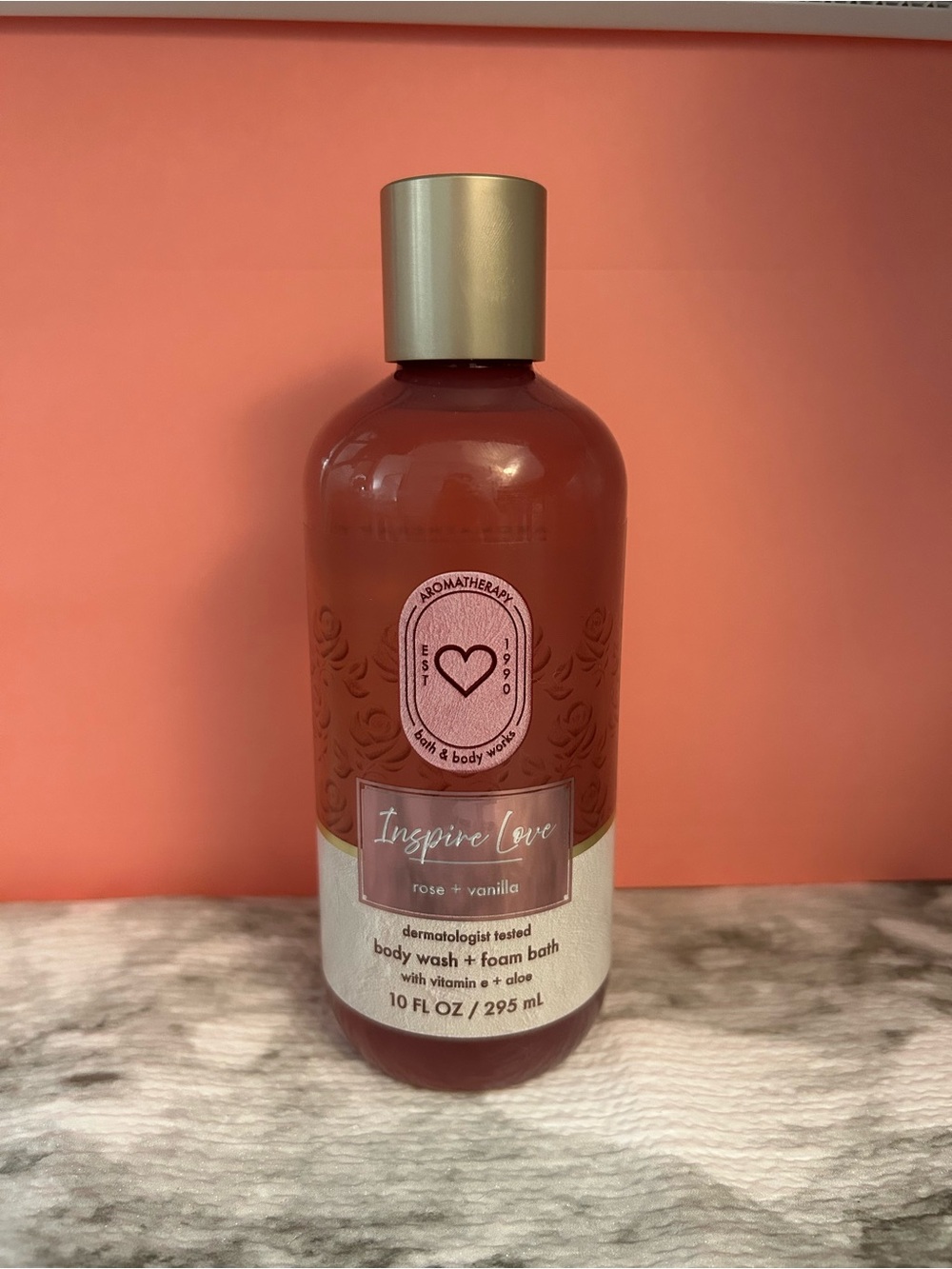 Bath & Body Works Inspire Love Rose + Vanilla Body Wash - Rose
